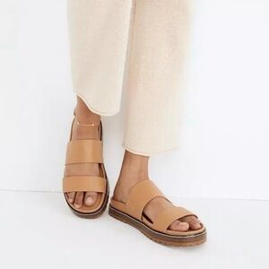 Madewell Charley Doble Strap slip on sandals